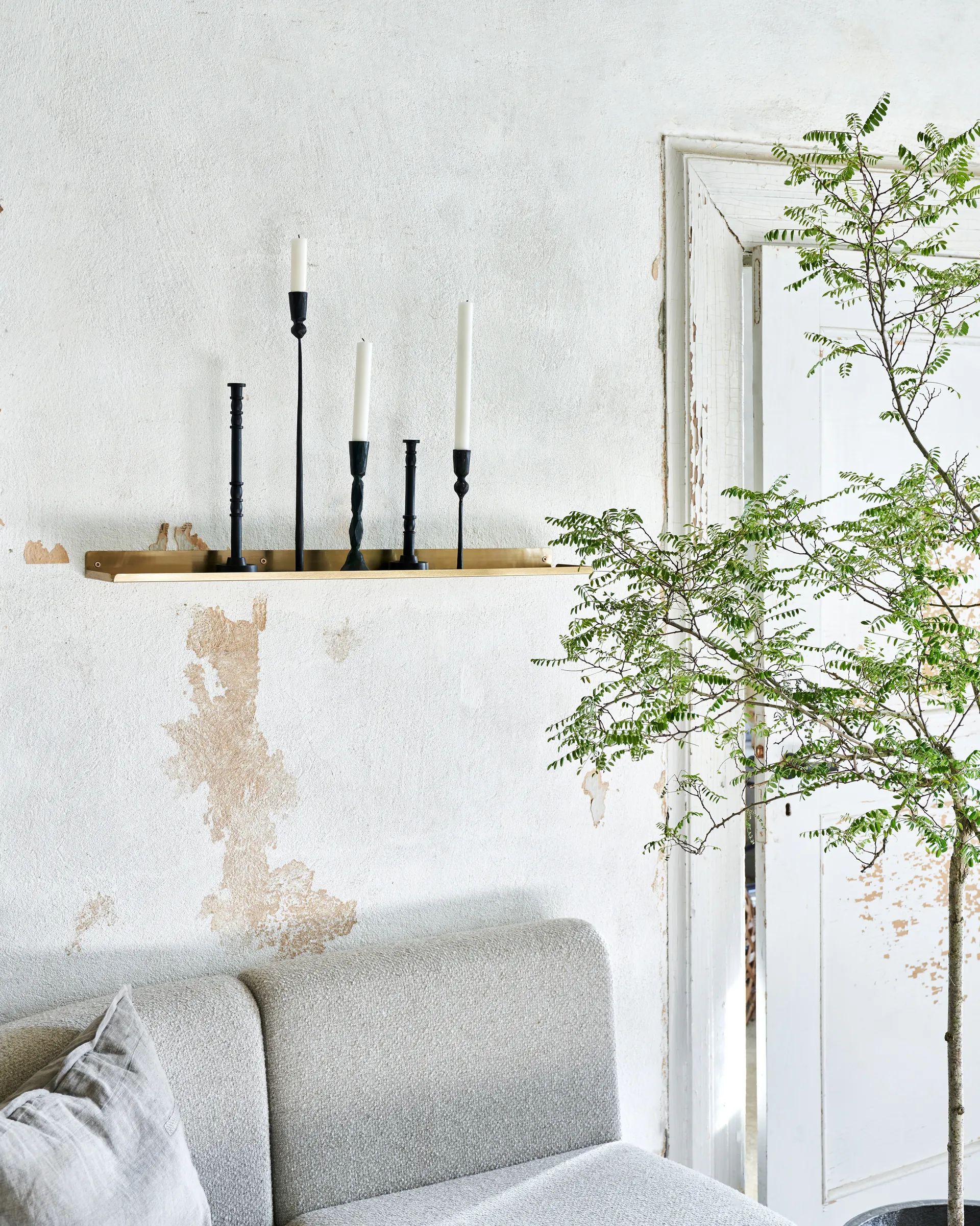 Ledge Regal 80cm, Messing House Doctor