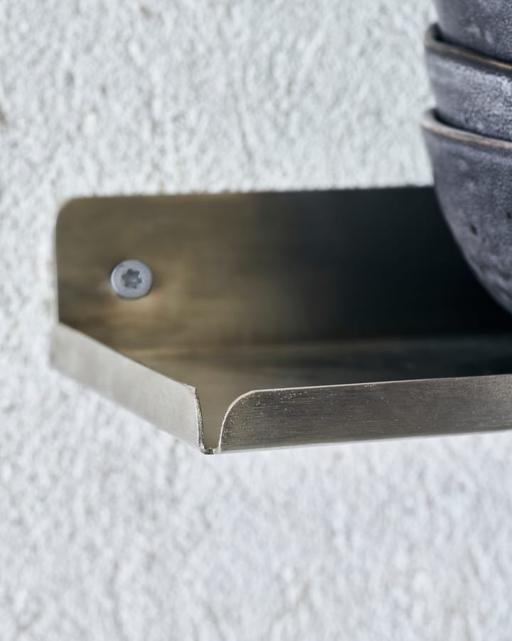 Ledge Regal 80cm, Silber gebürstet House Doctor