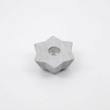 Mold Little Star Kerzenhalter - Grau - House Doctor