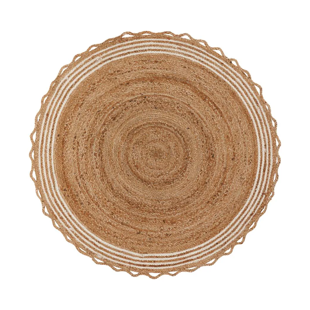 Nord Weihnachtsbaumteppich Ø120cm, Jute-weiß House Doctor