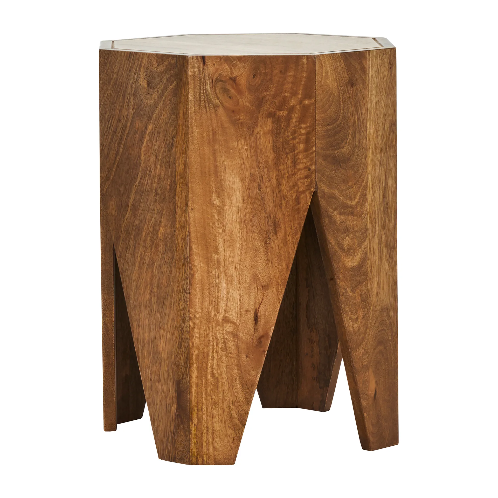 Okta Hocker 33 x 45cm, Mangoholz House Doctor