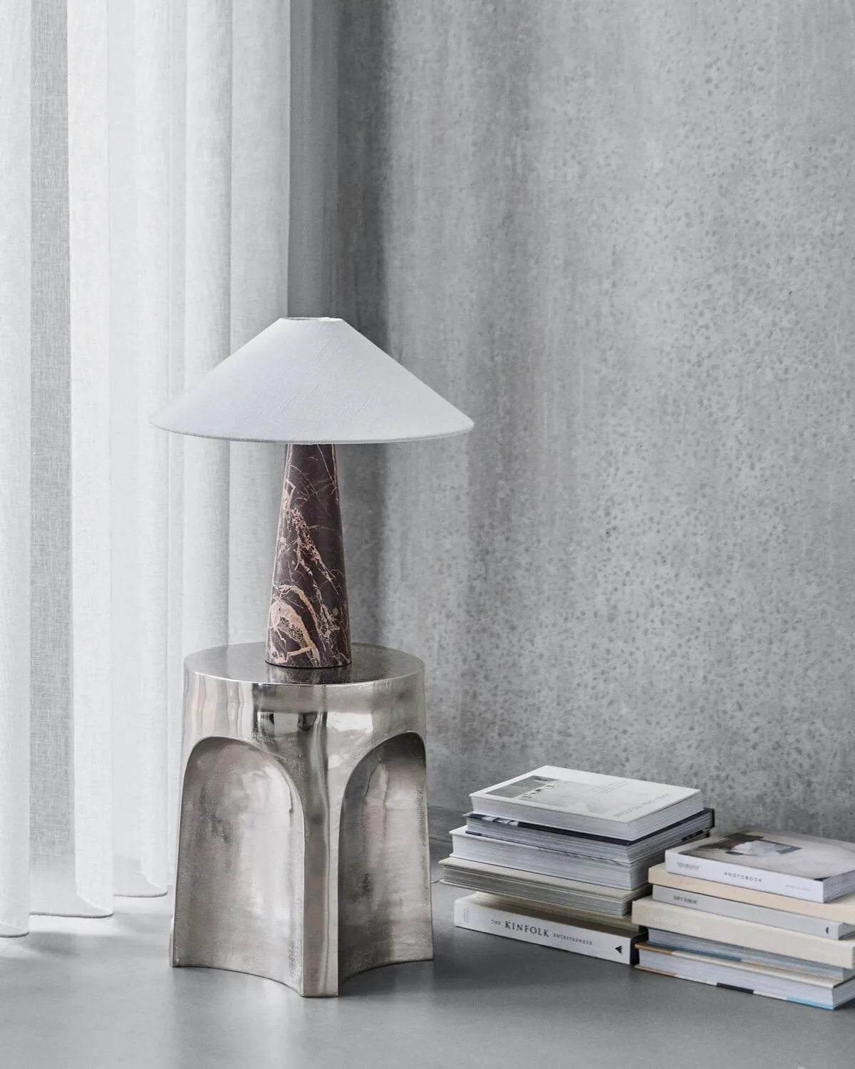 Soffi Tischlampe, Braun-Off-White, Ø42x44,5 cm House Doctor