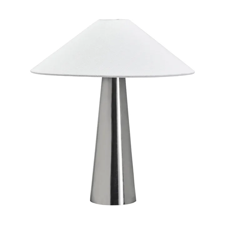 Soffi Tischlampe - Gebürstet Silber-Off-White, Ø42x48 cm - House Doctor