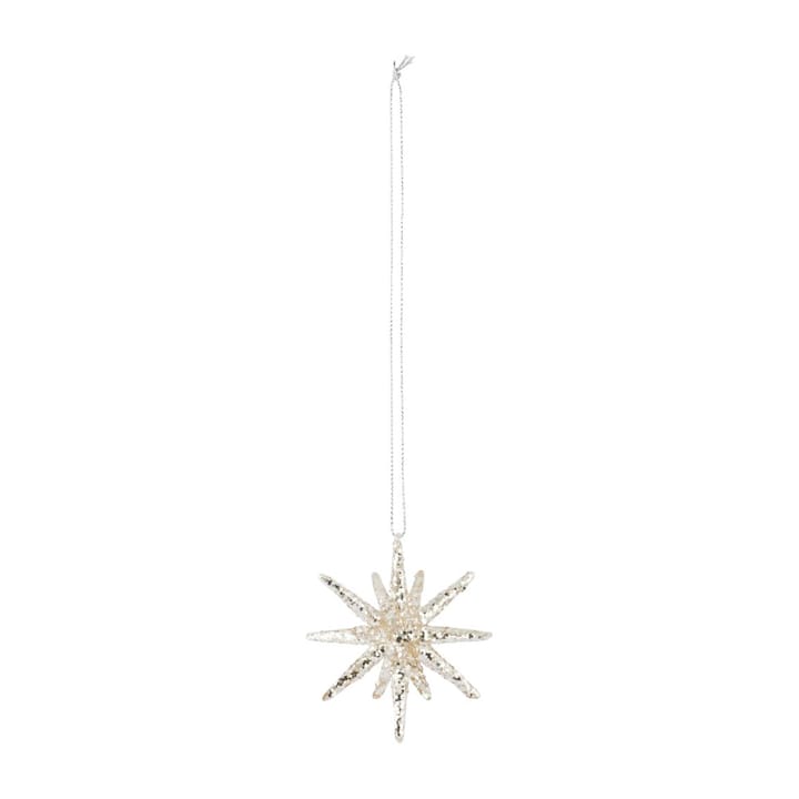 Spike Weihnachtsanhänger Ø7,5cm, Silver-glitter House Doctor
