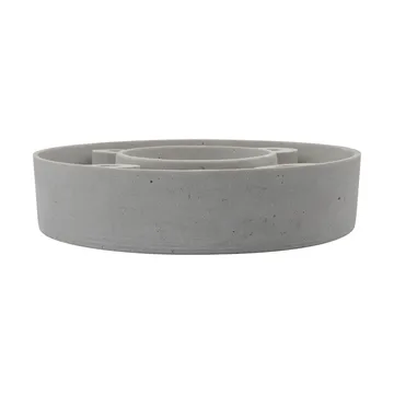 The Ring Advents-Kerzenhalter Ø26cm - Grey, für Stabkerzen - House Doctor