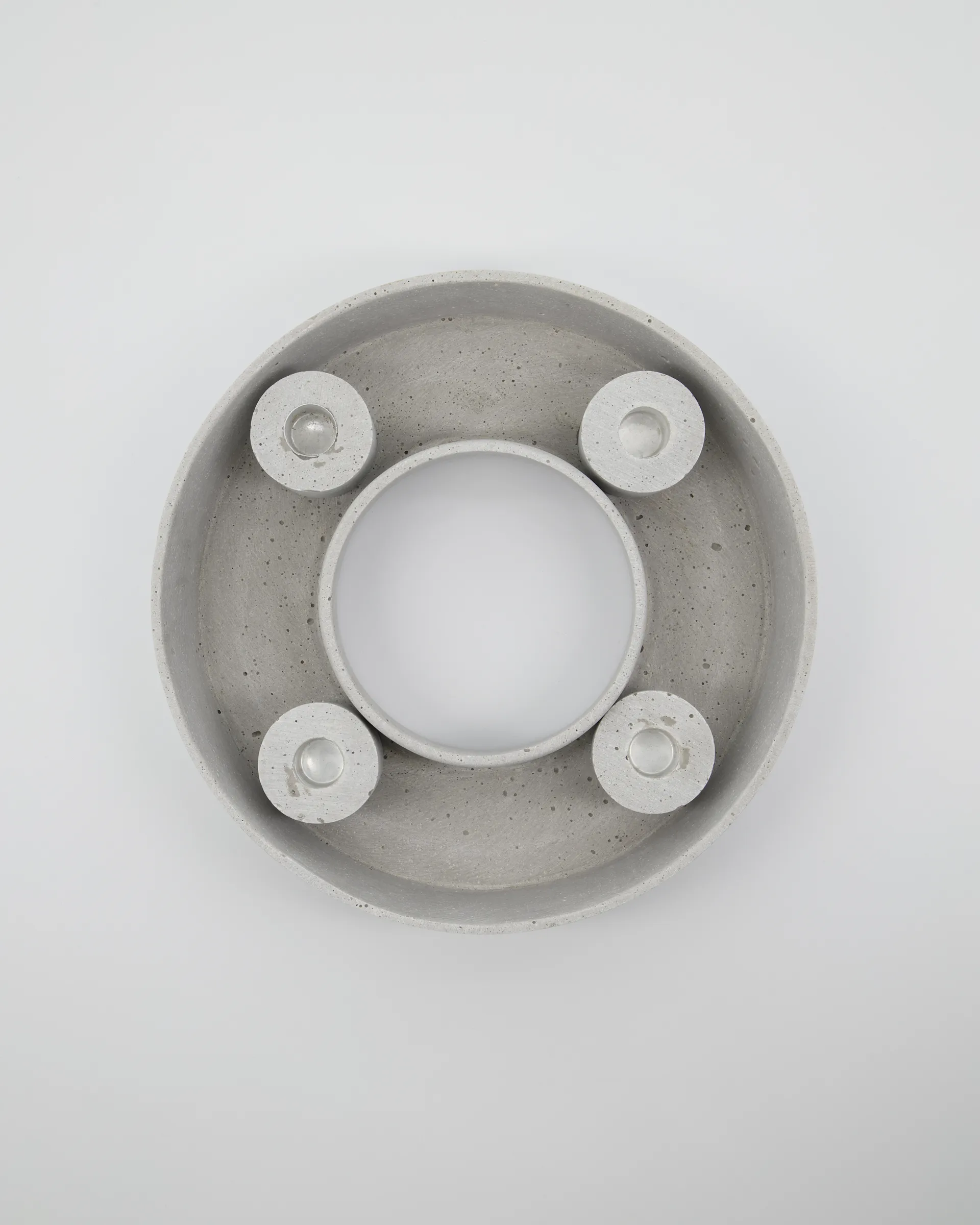 The Ring Advents-Kerzenhalter Ø26cm, Grey, für Stabkerzen House Doctor