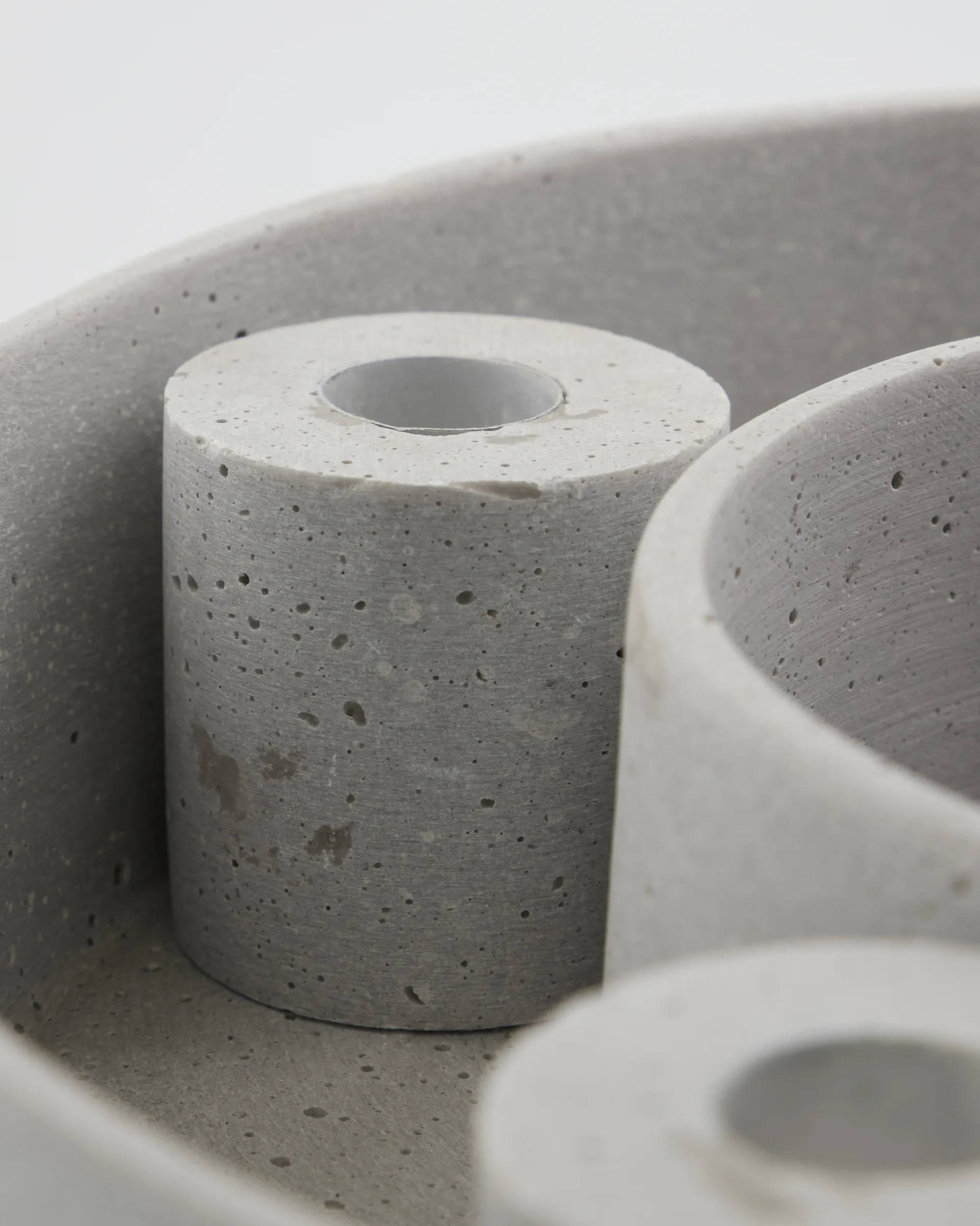 The Ring Advents-Kerzenhalter Ø26cm, Grey, für Stabkerzen House Doctor