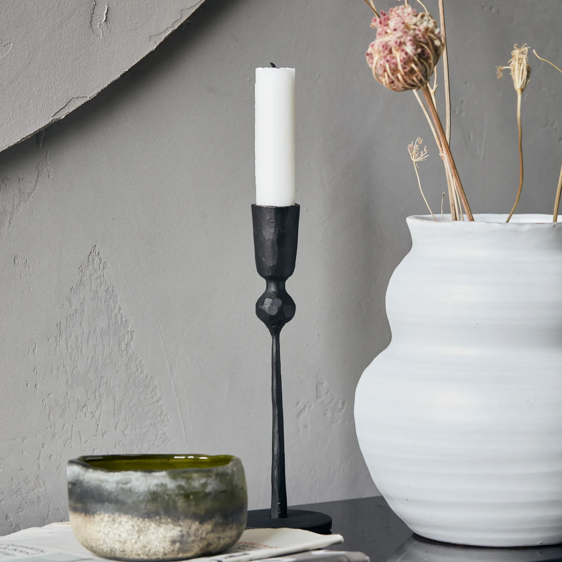 Trivo Kerzenhalter 18cm, Schwarz House Doctor