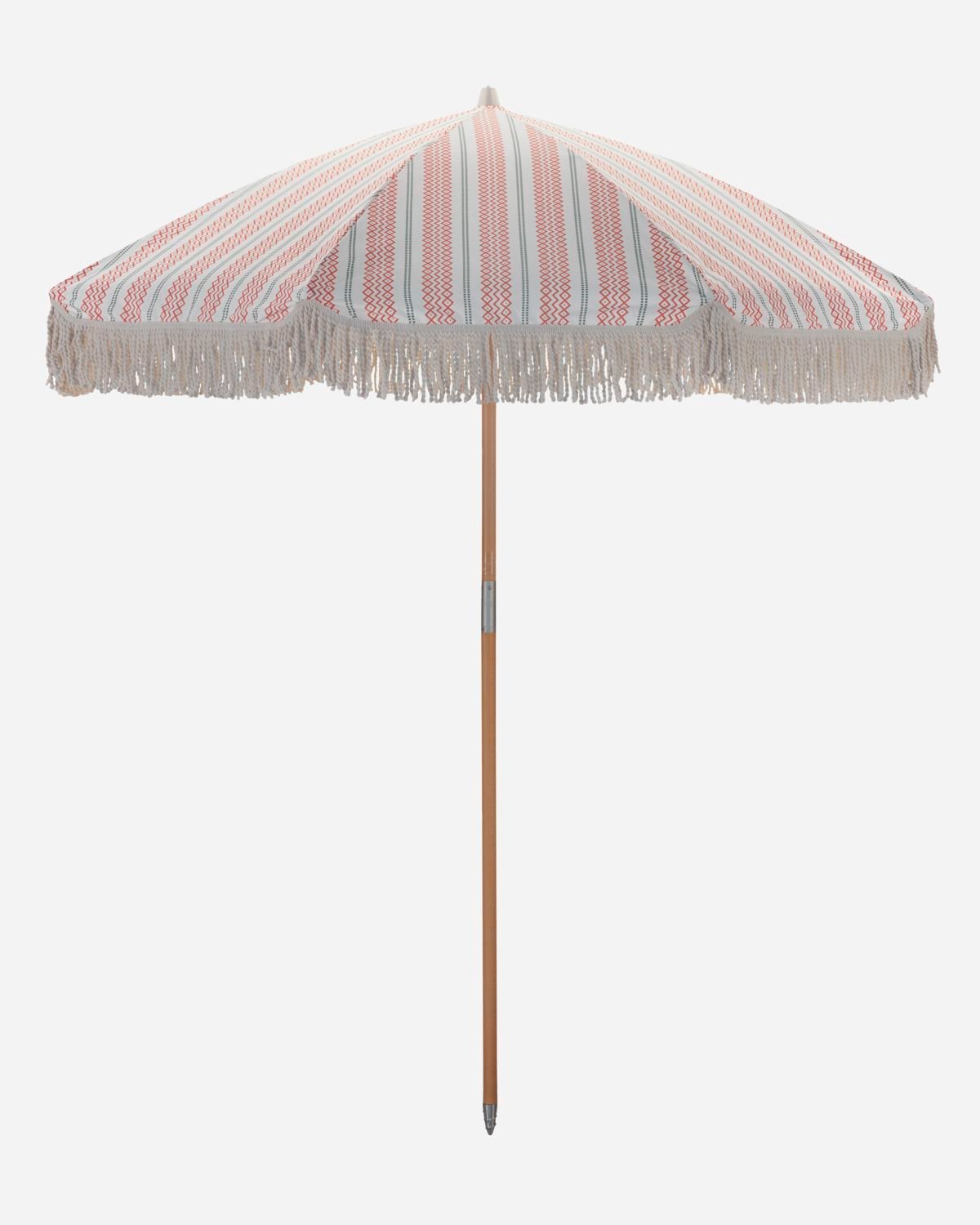 House Doctor Umbra Sonnenschirm Ø190 cm Rot-grün
