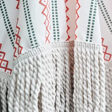 Umbra Sonnenschirm Ø190 cm - Rot-grün - House Doctor