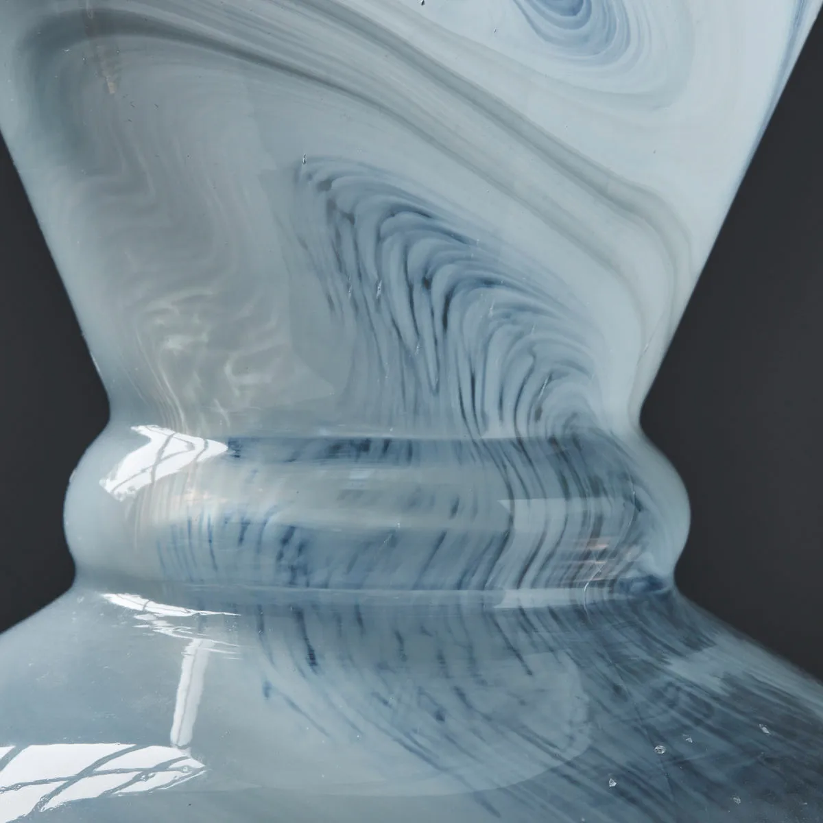 Viel Vase 25cm, Blau House Doctor