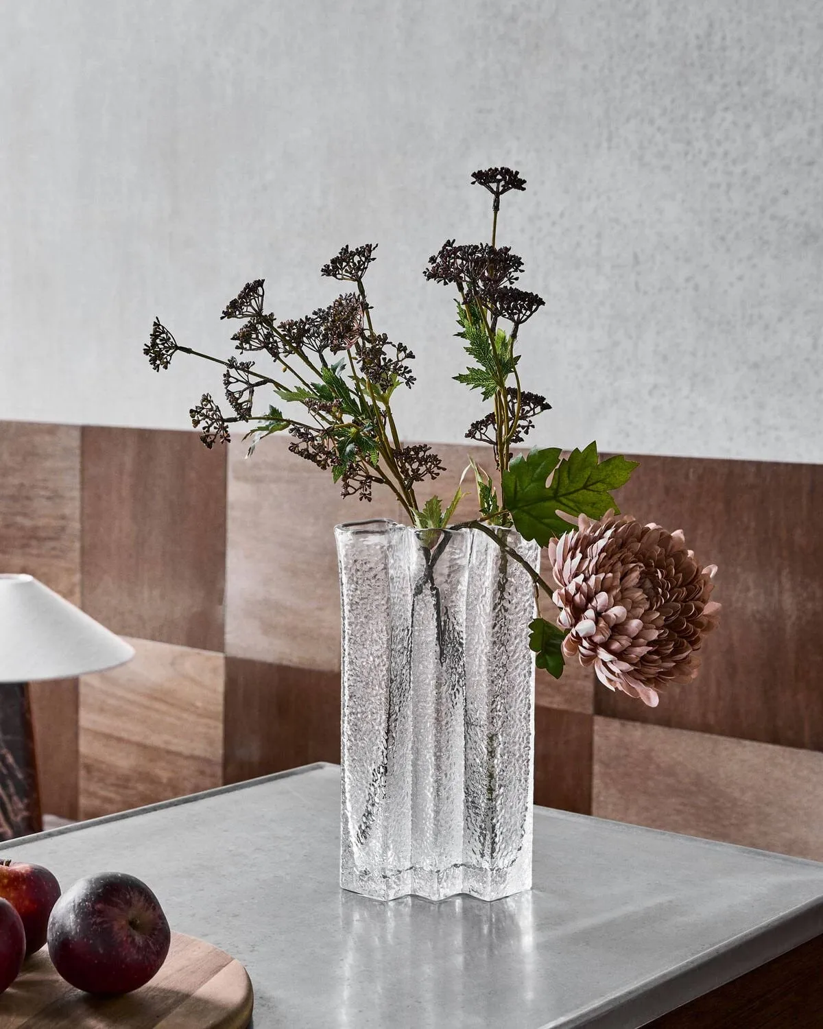 Zuri Vase, Klar, 16x7,5x31 cm House Doctor