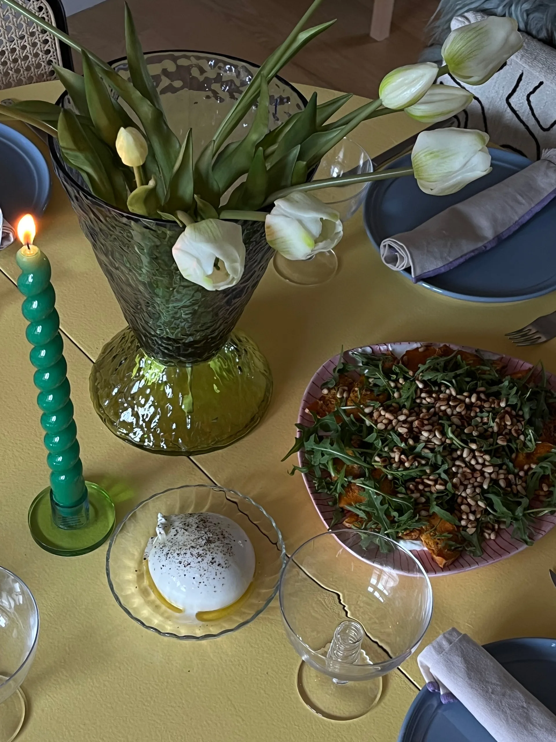 Abyss Vase, Blue Hübsch Interior