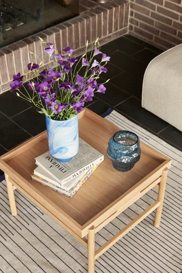 Aurora Vase - Blue - Hübsch Interior