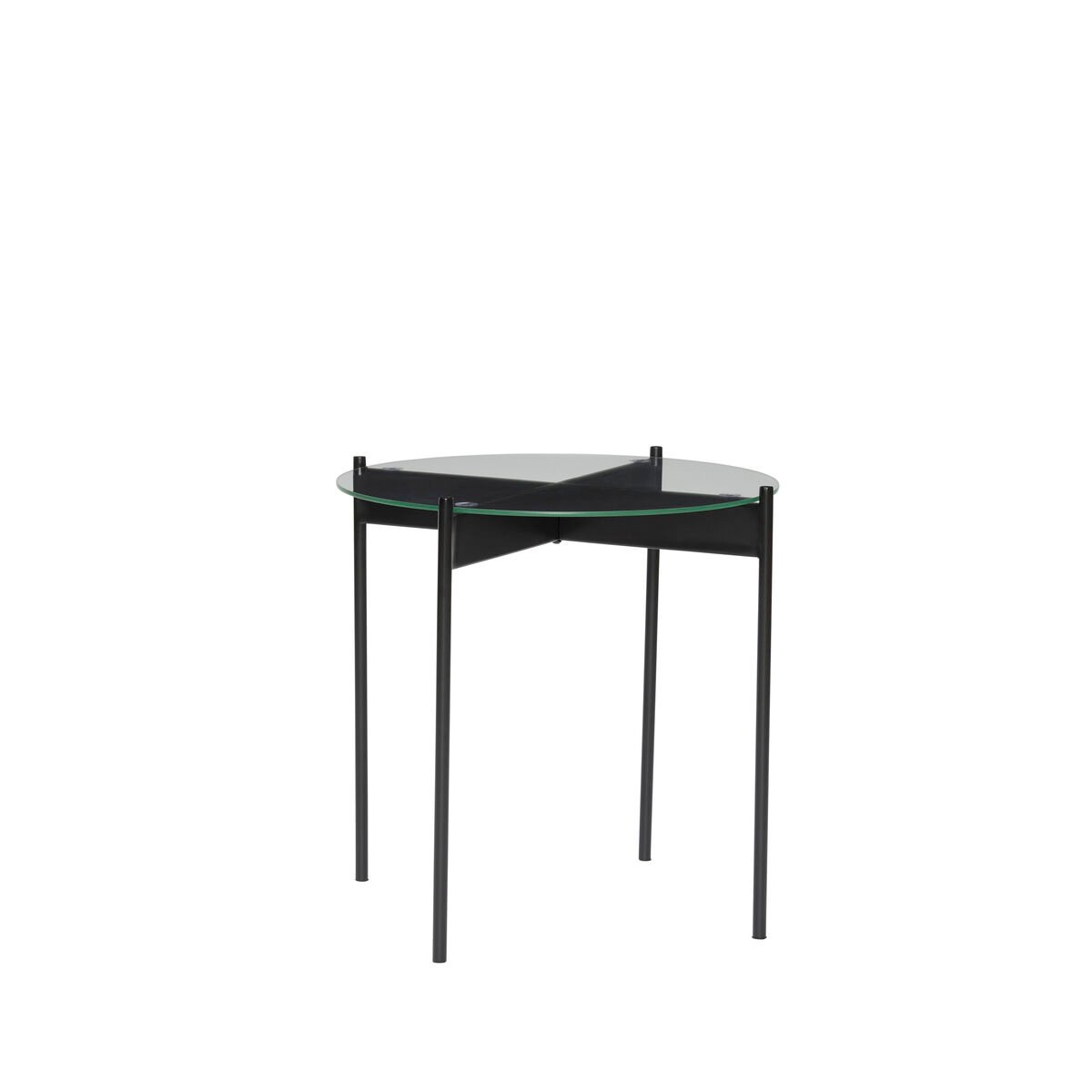 Hübsch Beam Beistelltisch 45 cm Schwarz
