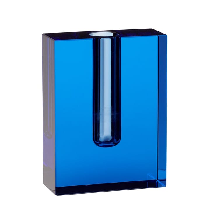 Block Vase 16 cm - Blau - Hübsch