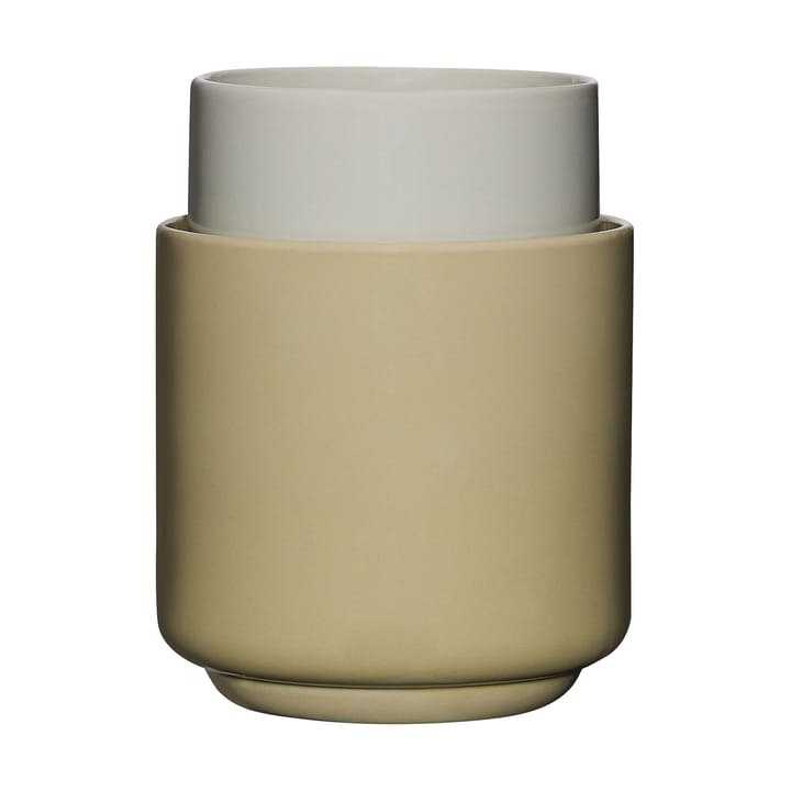 Deux Blumentopf Set 2 Teile - Light green-sand - Hübsch