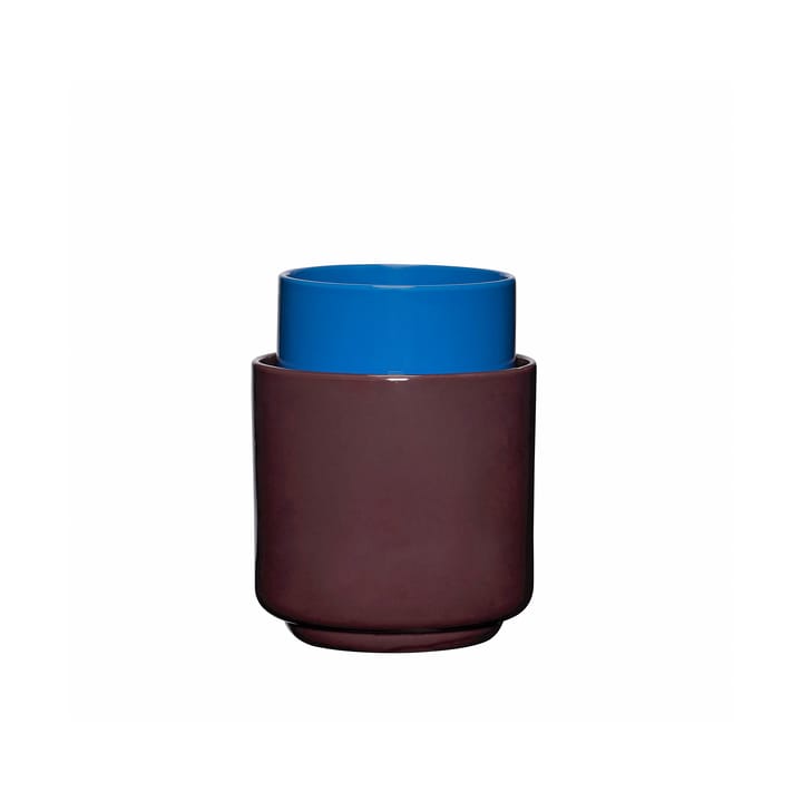 Deux Blumentopf Set 2 Teile - Maroon-blue - Hübsch