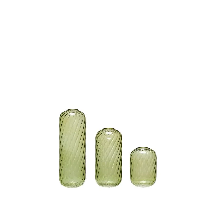 Fleur Vase 3er-Pack, Grün Hübsch Interior