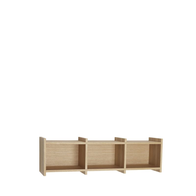 Hübsch Focal Regal 80x20 cm Eichenfurnier