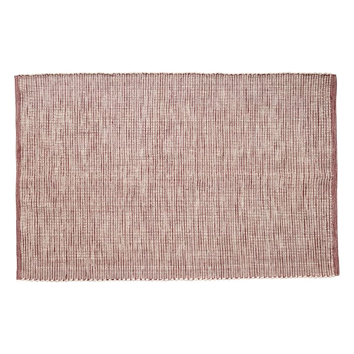 Gewebter Teppich 120x180 cm - Rot-weiß - Hübsch