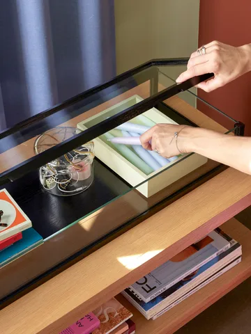 Heir Aufbewahrungsbehälter Low - Yellow - Hübsch Interior