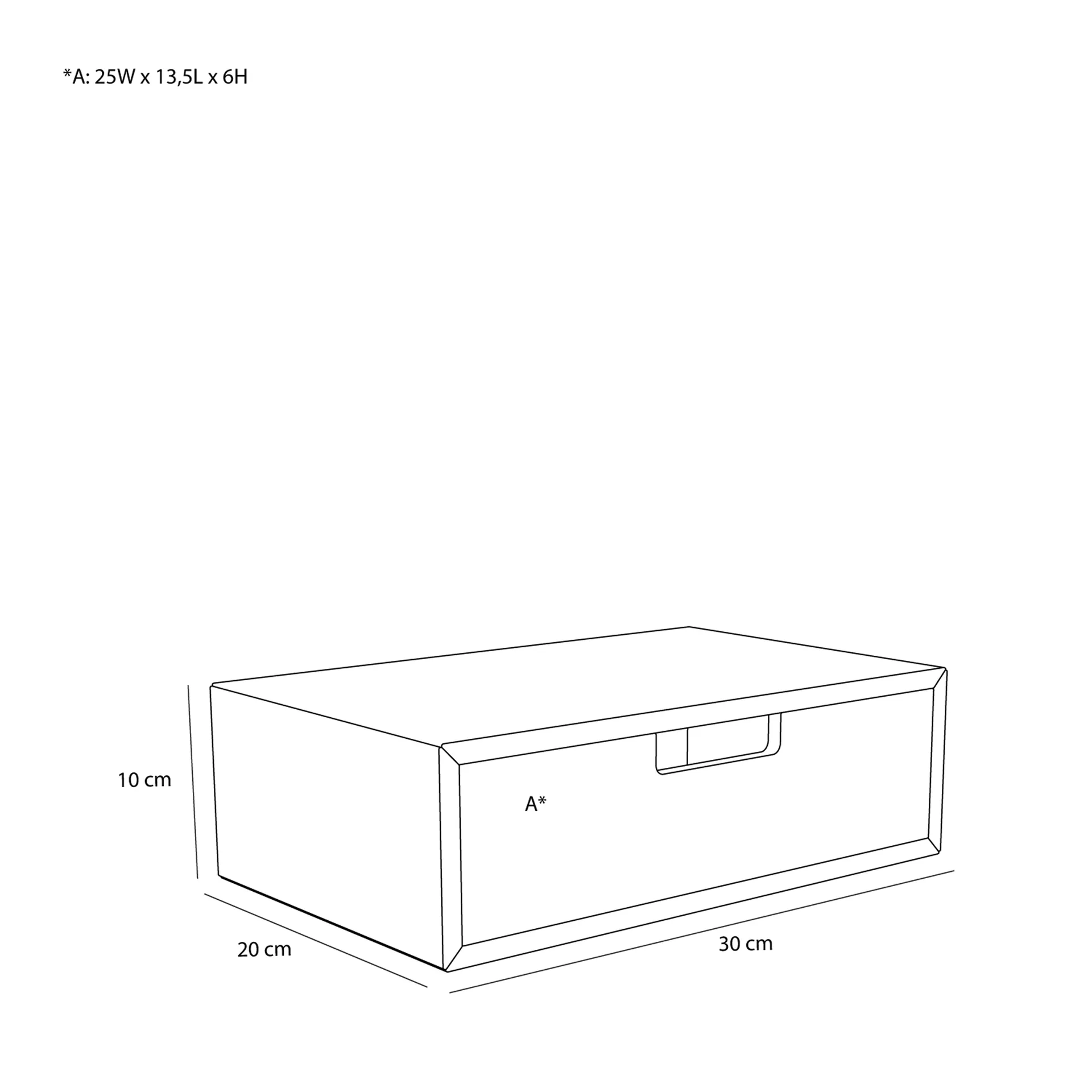 Hide Aufbewahrungsbox, Eiche, 30x20x10 cm Hübsch