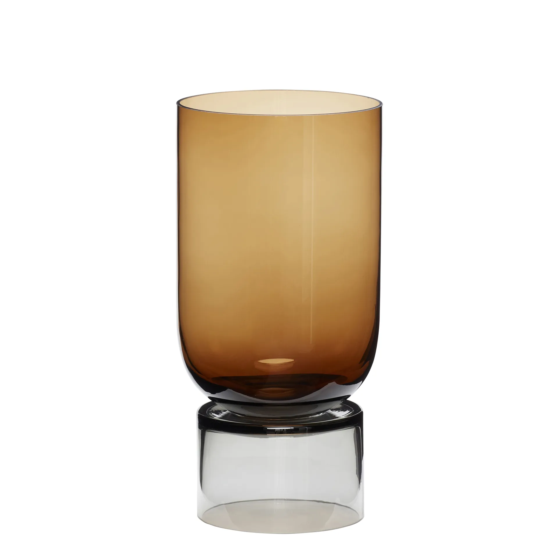 Hübsch Vase groß, Amber-Grau Hübsch Interior