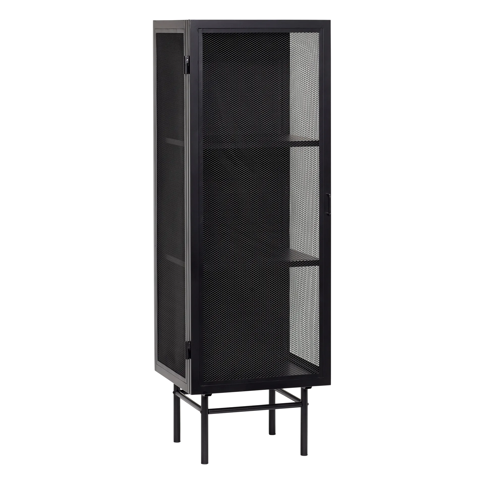 Metallschrank 50x45x150 cm, Schwarz Hübsch Interior