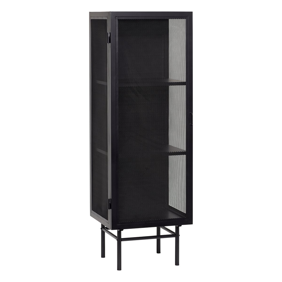 Hübsch Metallschrank 50x45x150 cm Schwarz