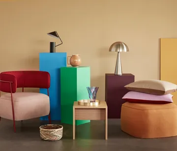 Mush Tischleuchte - Brass, tall 50 cm - Hübsch Interior