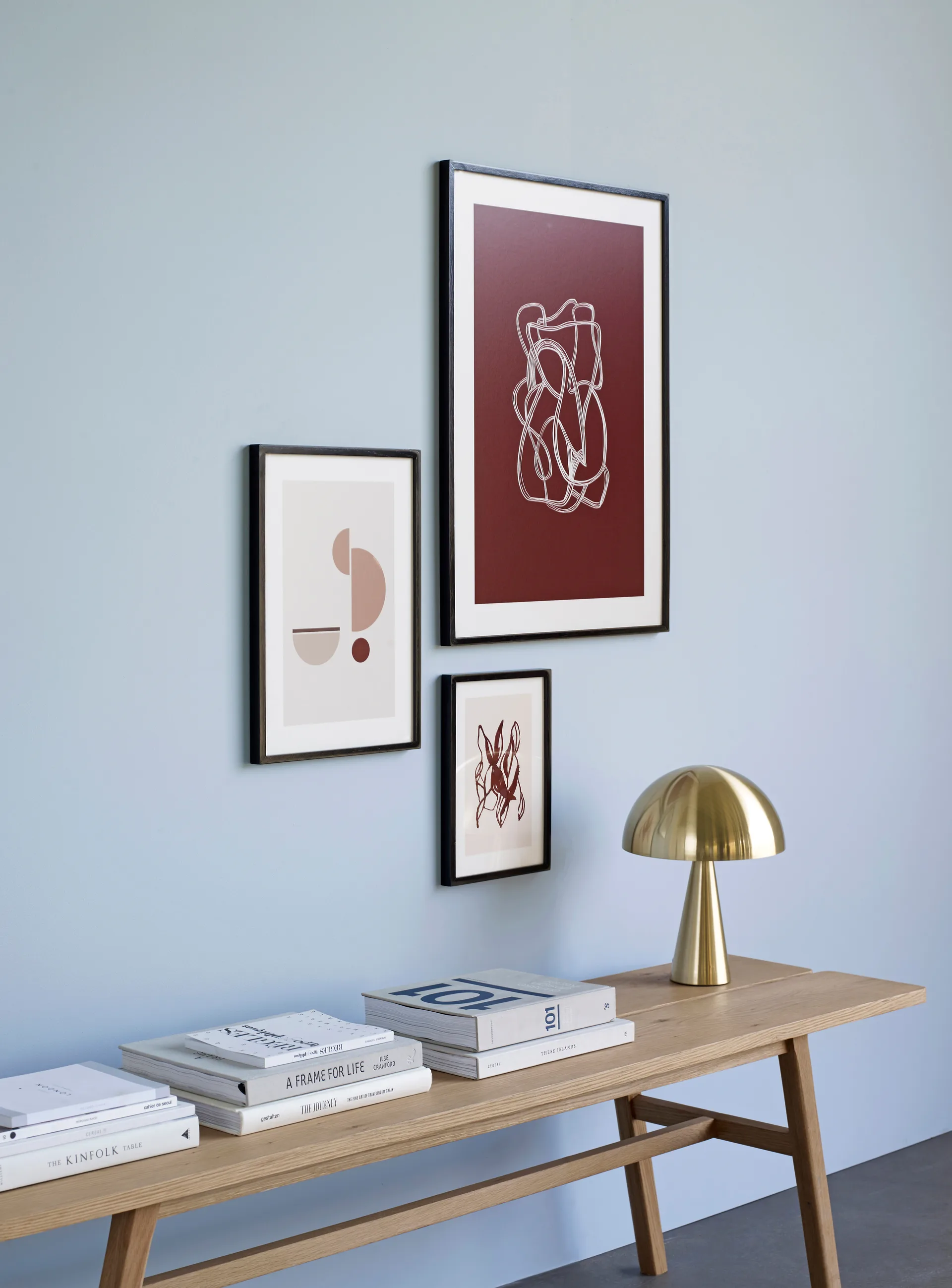 Mush Tischleuchte mini, Brass Hübsch Interior