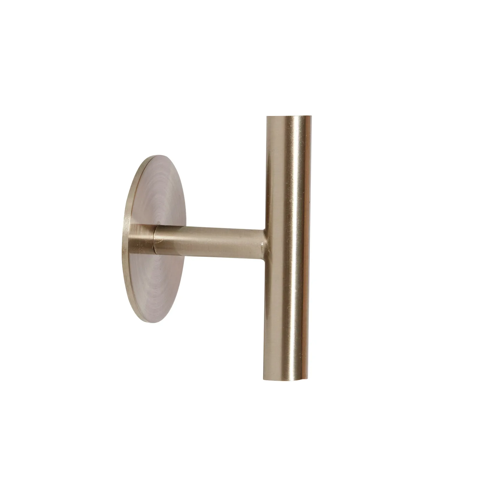 Piccolo knopf, Metall-nickel Hübsch