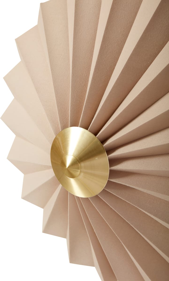 Pliss Wandleuchte, Beige Hübsch Interior
