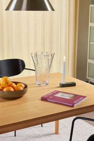 Ruffle Vase - Clear - Hübsch Interior