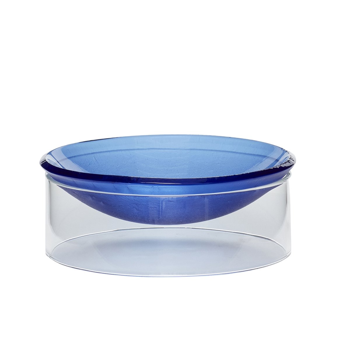 Hübsch Schale Ø16 cm Klar-blau