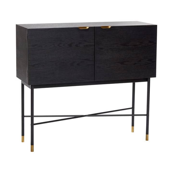 Sideboard 100x90 cm - Esche-Schwarz-Messing - Hübsch