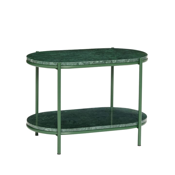 Sideboard 58x40 cm - Metall-grün-marmor - Hübsch