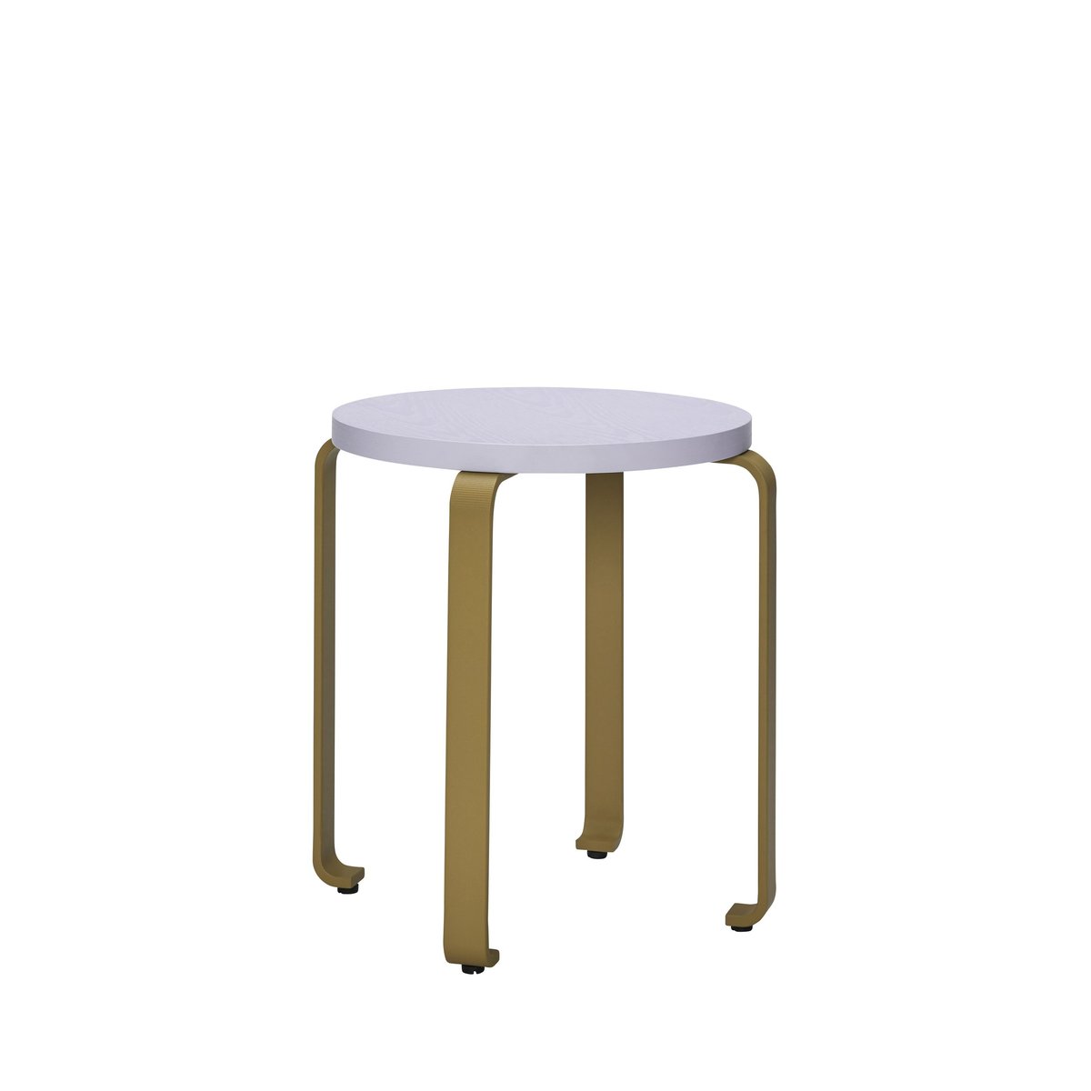 Hübsch Smile Hocker Hellblau-khaki