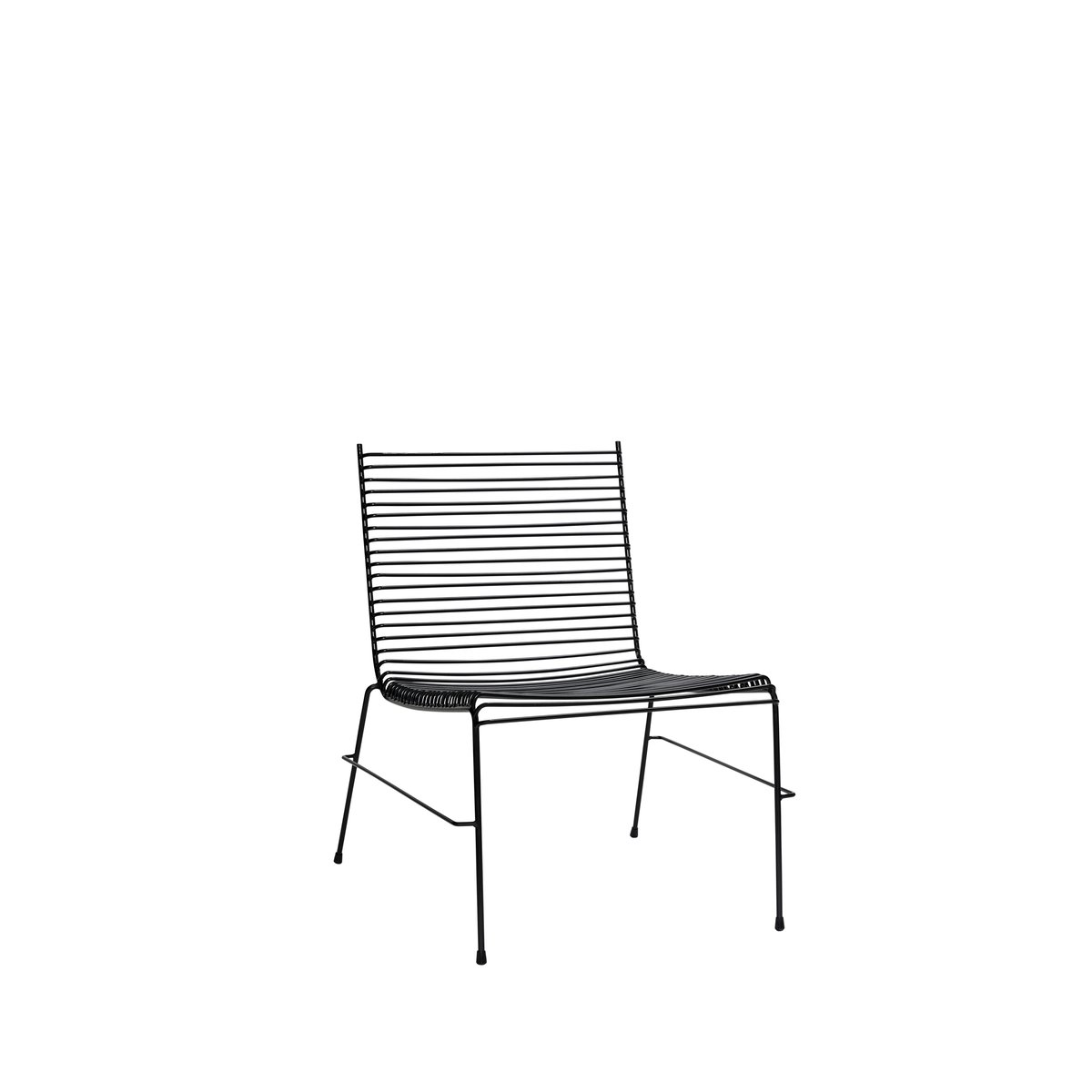 Hübsch String Gartenstuhl Schwarz
