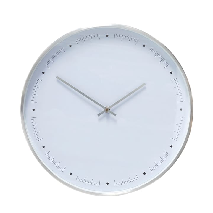 Uhr Ø40 cm, Weiß Hübsch