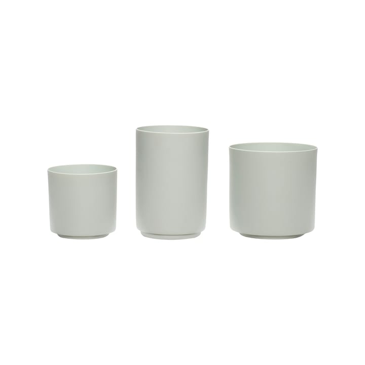 Windlicht 3er-Pack - Mint - Hübsch