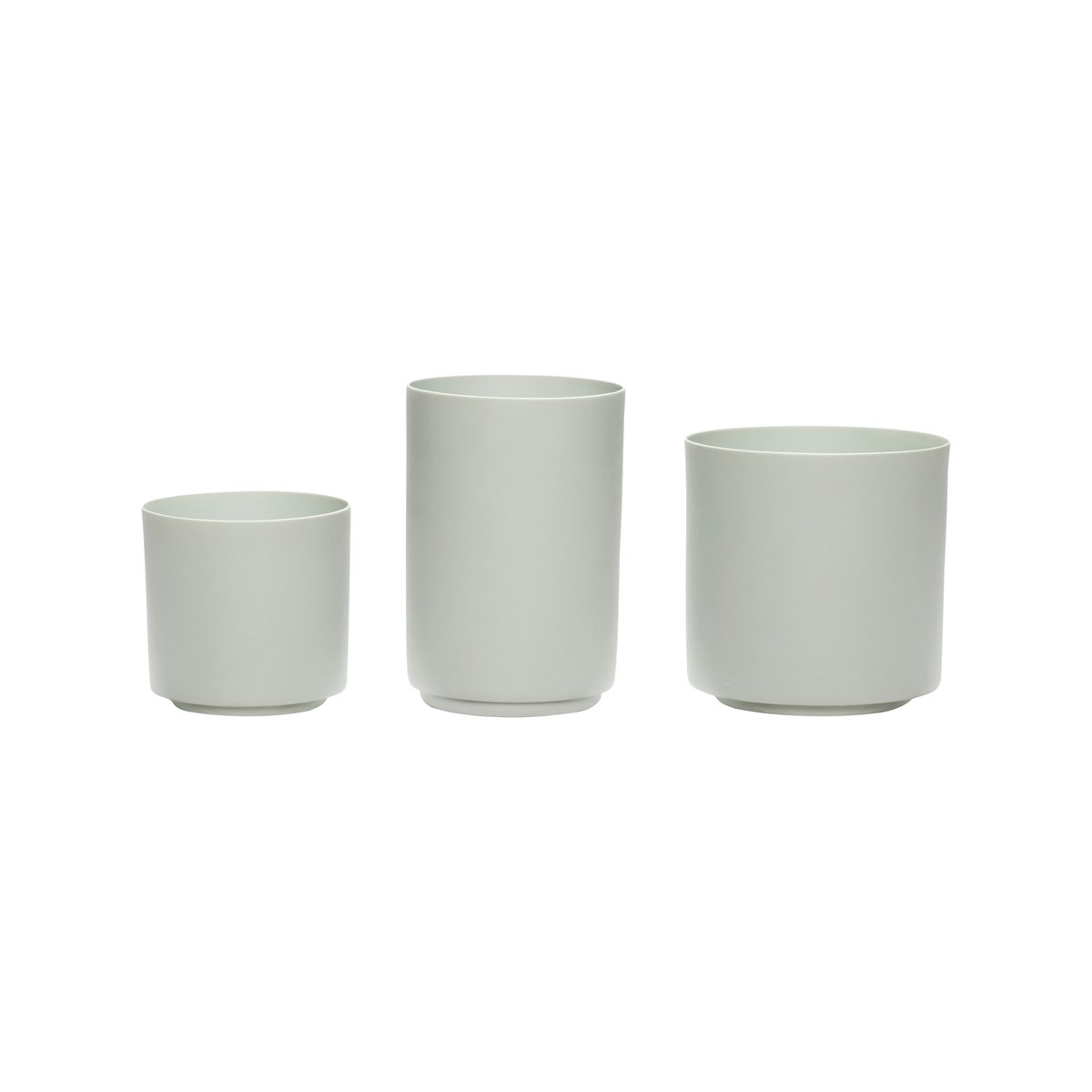 Hübsch Windlicht 3er-Pack Mint