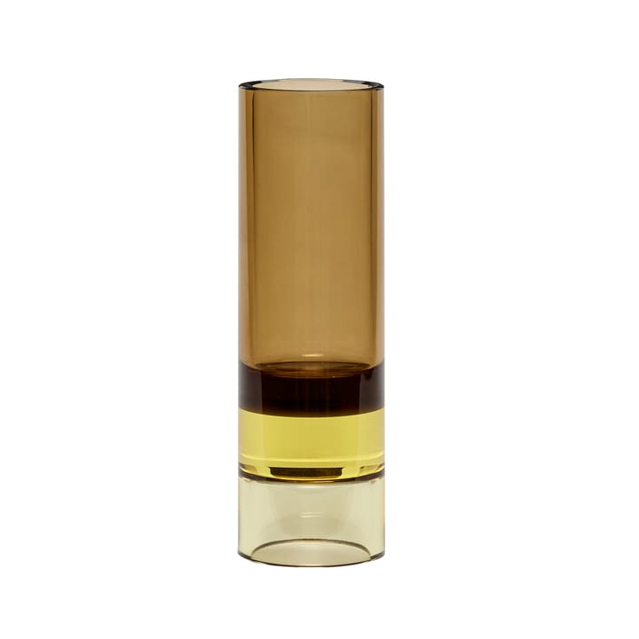 Windlicht Vase Ø5 cm - Braun-gelb - Hübsch