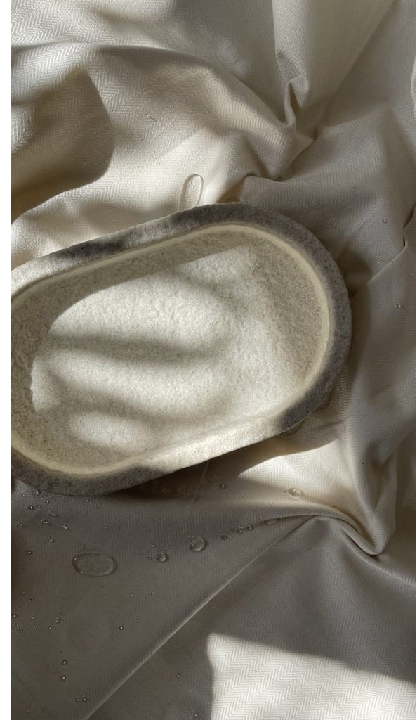 Humdakin Sandstone oval Tablett 15x25cm, Natural Humdakin