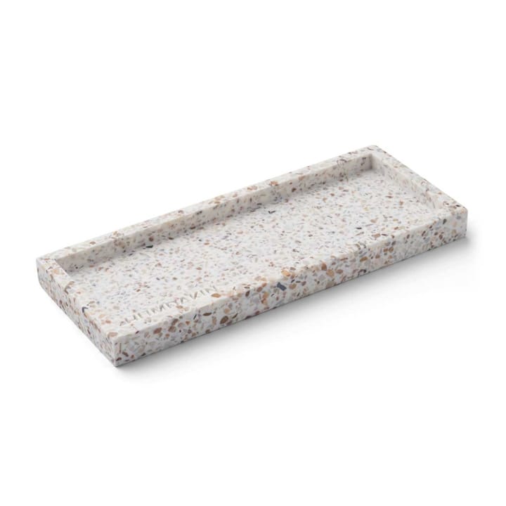 Humdakin Terrazzo Tablett 10 x 25cm, White-brown Humdakin