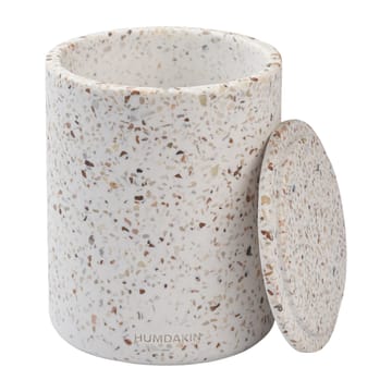 Humdakin Terrazzo Vase mit Deckel Ø 13 cm - Red/Beige - Humdakin