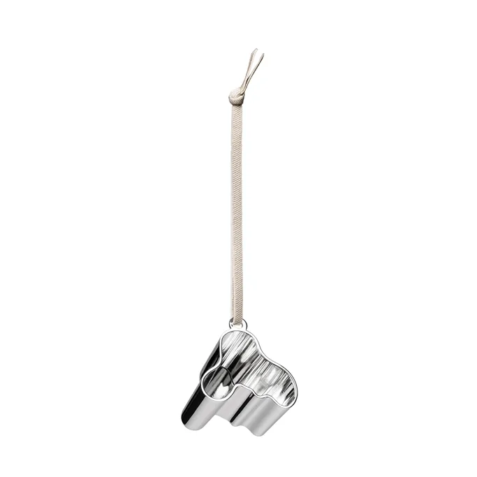 Aalto Dekoanhänger Metall - Silber - Iittala