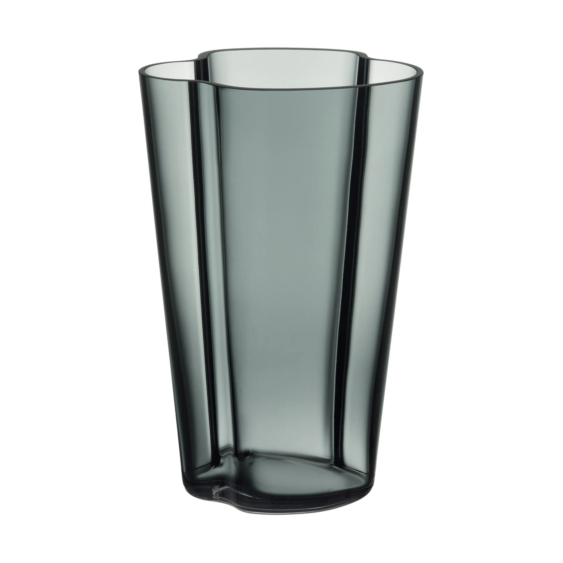 Alvar Aalto Vase dunkelgrau, 220mm Iittala
