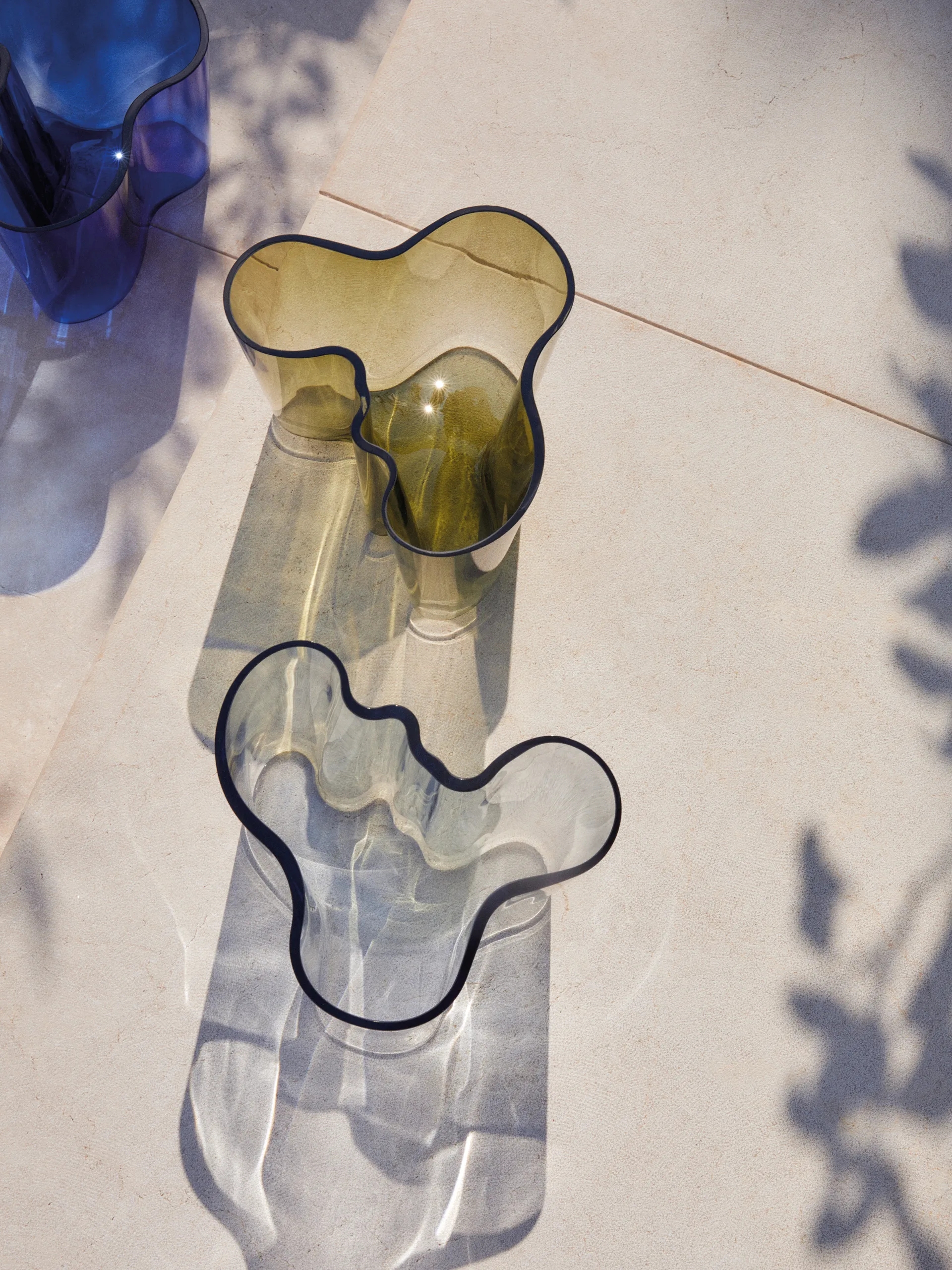 Alvar Aalto Vase moosgrün, 160mm Iittala